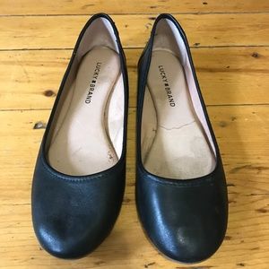 Lucky Brand Black Flats